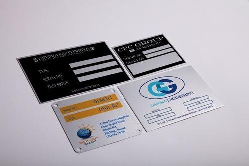 Aluminium Anodized Name Plates